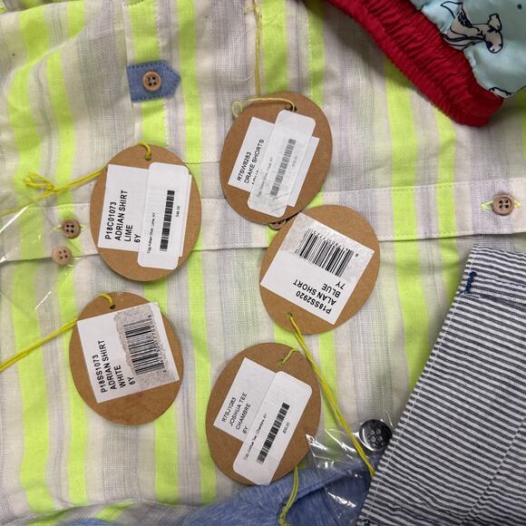 Egg by Susan Lazar Boy's 6Y 5 Piece Shirts & Shorts Casual Summer Surf Lot NWT - Picture 11 of 11
